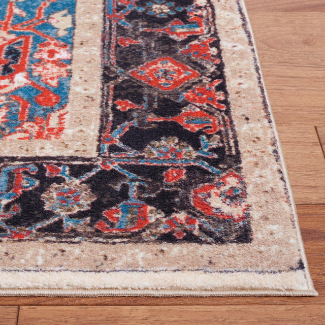 Safavieh Machine Washable Riviera Riv138A Ivory/Blue Rug - Safavieh - riv138a - 7r