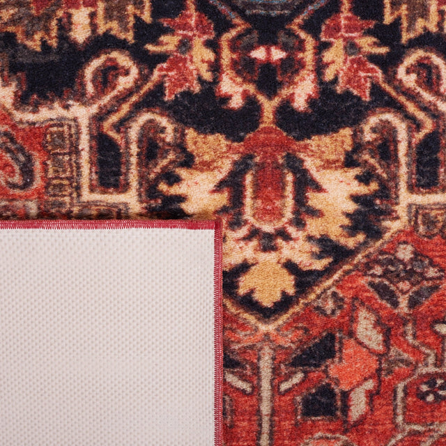Safavieh Machine Washable Riviera Riv138Q Red/Blue Rug - Safavieh - riv138q - 7r