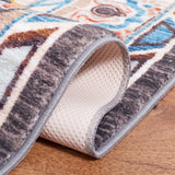 Safavieh Machine Washable Riviera Riv155B Beige/Charcoal Rug - Safavieh - riv155b - 7r