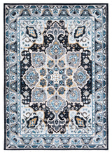 Safavieh Machine Washable Riviera Riv155F Grey/Light Blue Rug - Safavieh - riv155f - 4