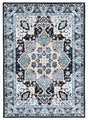 Safavieh Machine Washable Riviera Riv155F Grey/Light Blue Rug - Safavieh - riv155f - 4
