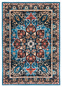 Safavieh Machine Washable Riviera Riv155M Blue/Black Rug - Safavieh - riv155m - 4