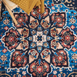 Safavieh Machine Washable Riviera Riv155M Blue/Black Rug - Safavieh - riv155m - 7r