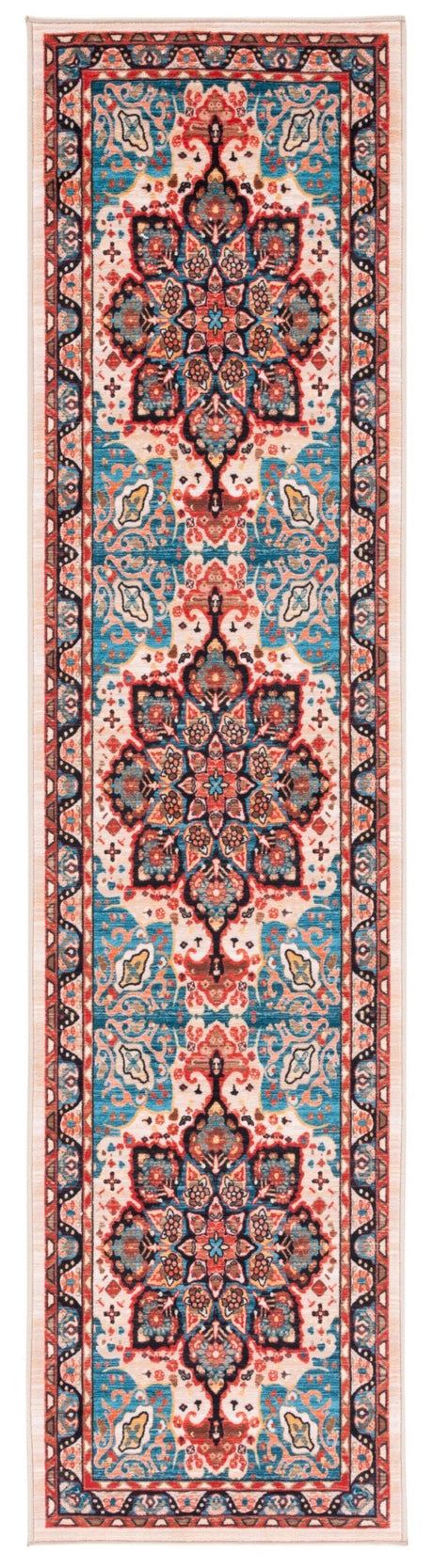 Safavieh Machine Washable Riviera Riv155N Blue/Beige Rug - Safavieh - riv155n - 29