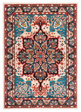 Safavieh Machine Washable Riviera Riv155N Blue/Beige Rug - Safavieh - riv155n - 4