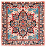 Safavieh Machine Washable Riviera Riv155N Blue/Beige Rug - Safavieh - riv155n - 7sq