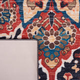 Safavieh Machine Washable Riviera Riv155Q Red/Navy Rug - Safavieh - riv155q - 7r