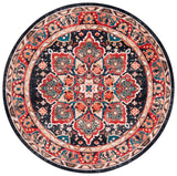 Safavieh Machine Washable Riviera Riv155Q Red/Navy Rug - Safavieh - riv155q - 7r