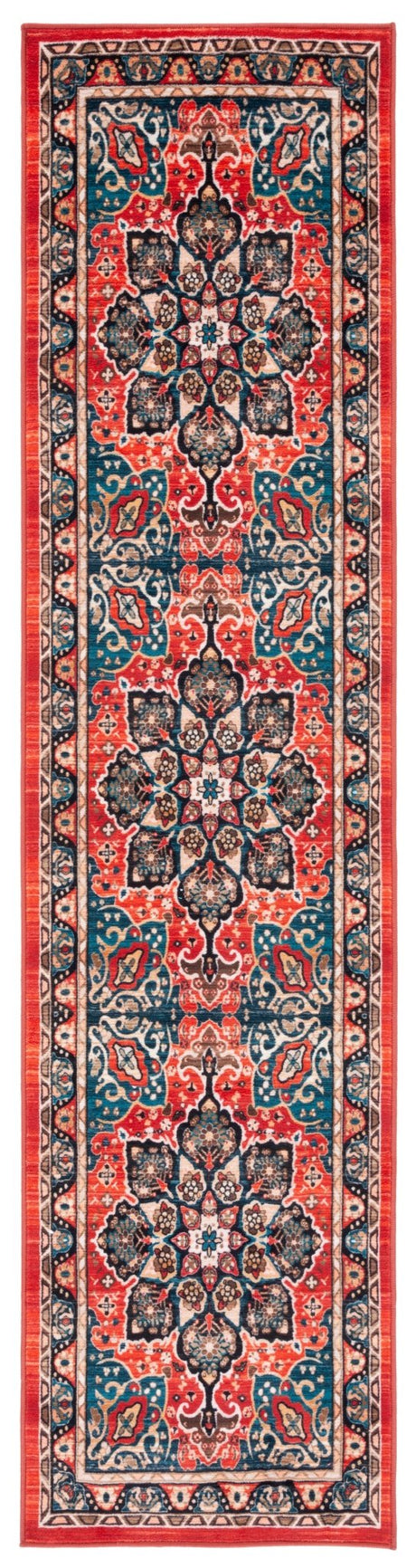 Safavieh Machine Washable Riviera Riv155Z Black/Red Rug - Safavieh - riv155z - 29