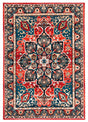 Safavieh Machine Washable Riviera Riv155Z Black/Red Rug - Safavieh - riv155z - 4