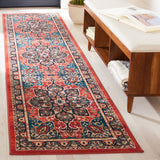 Safavieh Machine Washable Riviera Riv155Z Black/Red Rug - Safavieh - riv155z - 7r