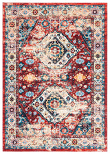 Safavieh Machine Washable Riviera Riv157Q Red/Blue Rug - Safavieh - riv157q - 4