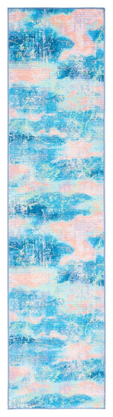 Safavieh Machine Washable Sequoia Seq151M Blue/Orange Rug - Safavieh - seq151m - 29