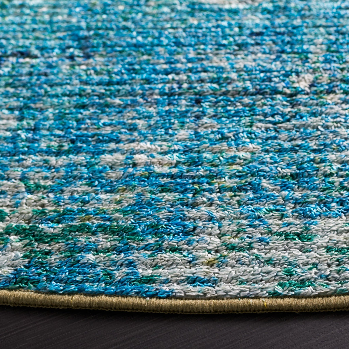 Safavieh Machine Washable Sequoia Seq156M Blue/Green Rug - Safavieh - seq156m - 4