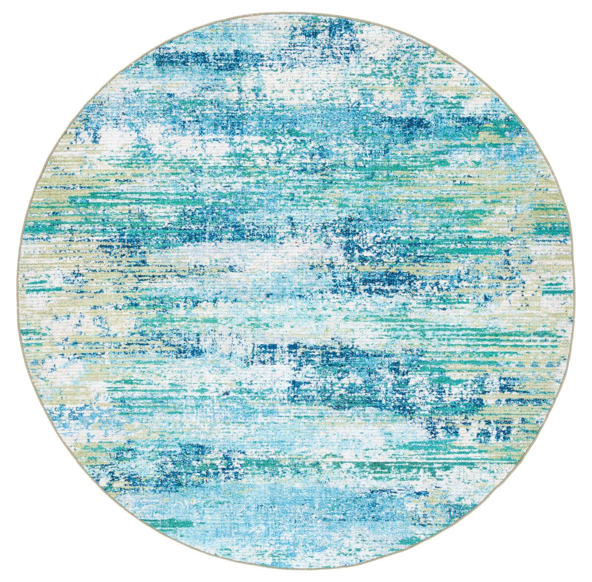 Safavieh Machine Washable Sequoia Seq156M Blue/Green Rug - Safavieh - seq156m - 7r