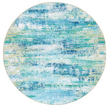 Safavieh Machine Washable Sequoia Seq156M Blue/Green Rug - Safavieh - seq156m - 7r