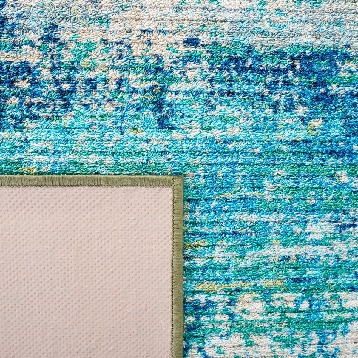 Safavieh Machine Washable Sequoia Seq156M Blue/Green Rug - Safavieh - seq156m - 7r
