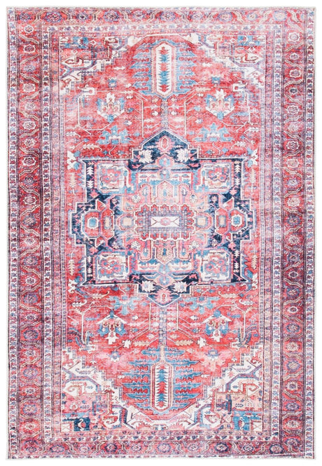 Safavieh Machine Washable Serapi Sep389Q Red/Navy Rug - Safavieh - sep389q - 10