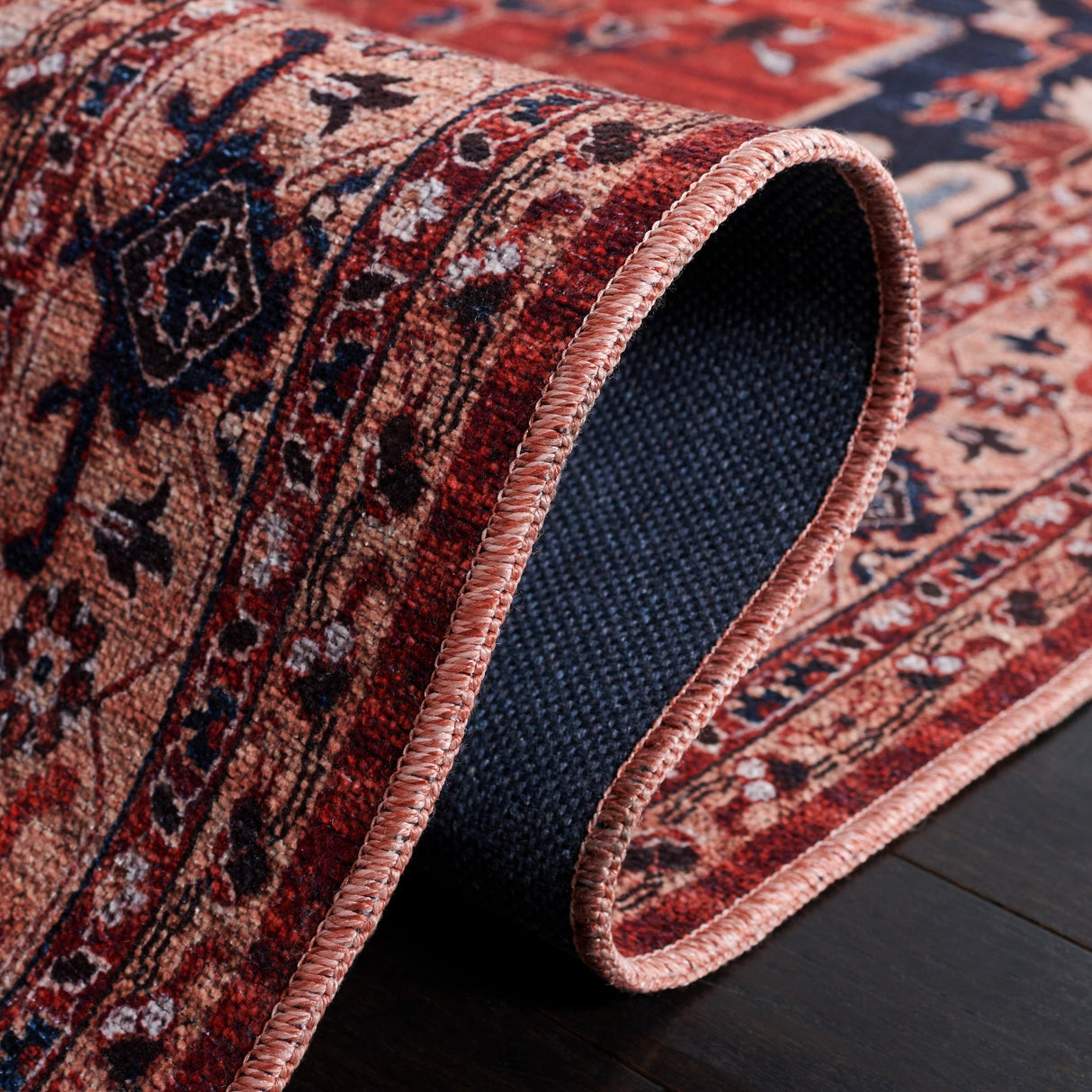 Safavieh Machine Washable Serapi Sep557Q Red/Beige Rug - Safavieh - sep557q - 7r