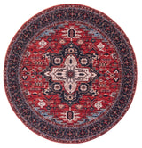 Safavieh Machine Washable Serapi Sep560Q Red/Navy Rug - Safavieh - sep560q - 7r