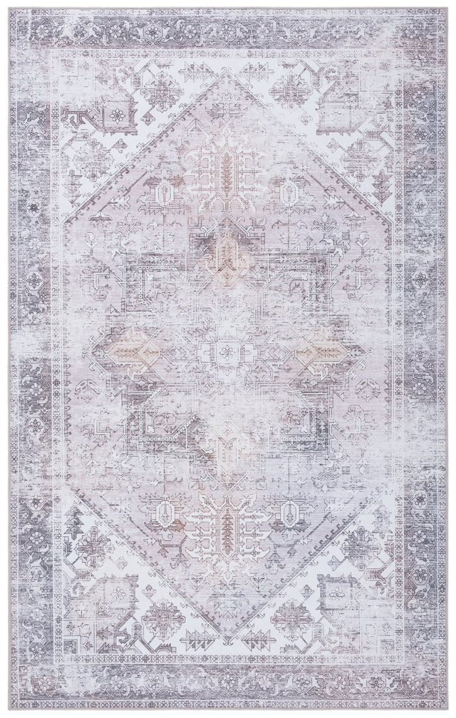 Safavieh Machine Washable Tucson Tsn102B Beige/Grey Rug - Safavieh - tsn102b - 3