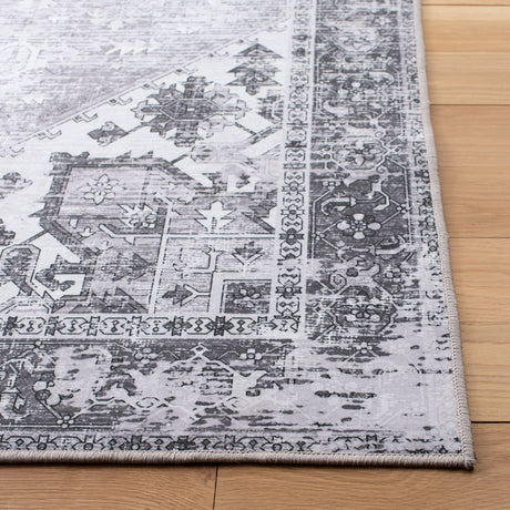 Safavieh Machine Washable Tucson Tsn102F Grey/Ivory Rug - Safavieh - tsn102f - 4r