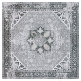 Safavieh Machine Washable Tucson Tsn102F Grey/Ivory Rug - Safavieh - tsn102f - 4sq