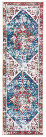 Safavieh Machine Washable Tucson Tsn102M Blue/Red Rug - Safavieh - tsn102m - 26