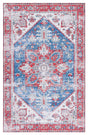 Safavieh Machine Washable Tucson Tsn102M Blue/Red Rug - Safavieh - tsn102m - 3