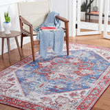 Safavieh Machine Washable Tucson Tsn102M Blue/Red Rug - Safavieh - tsn102m - 4r