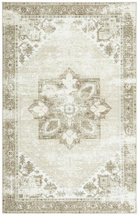 Safavieh Machine Washable Tucson Tsn102W Sage/Ivory Rug - Safavieh - tsn102w - 5