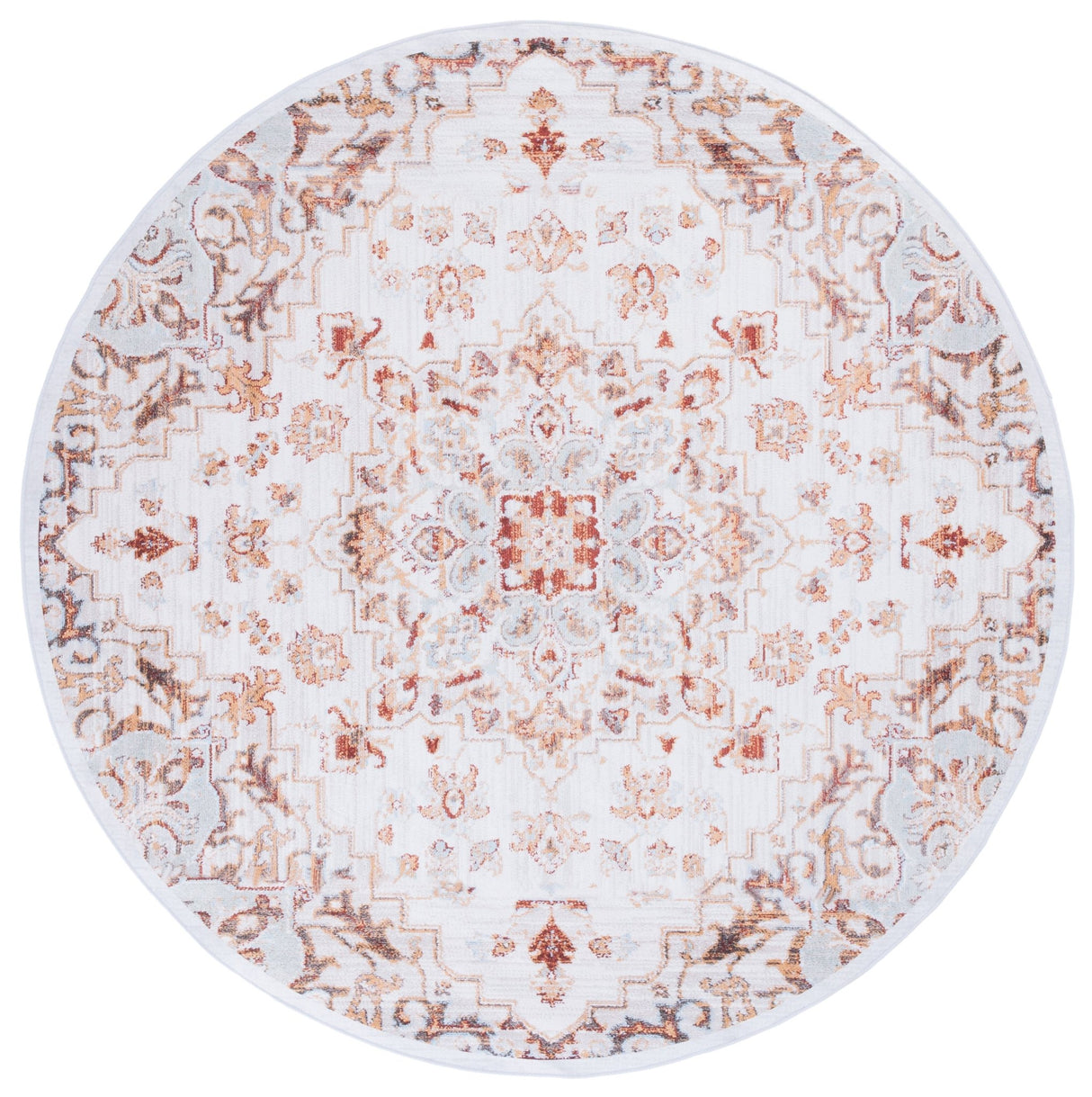 Safavieh Machine Washable Tucson Tsn103B Beige/Grey Rug - Safavieh - tsn103b - 4r