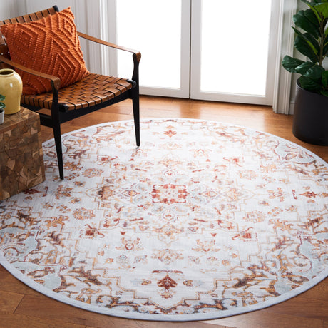 Safavieh Machine Washable Tucson Tsn103B Beige/Grey Rug - Safavieh - tsn103b - 4r