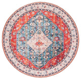 Safavieh Machine Washable Tucson Tsn104B Beige/Blue Rug - Safavieh - tsn104b - 5r