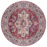 Safavieh Machine Washable Tucson Tsn106Q Red/Beige Rug - Safavieh - tsn106q - 4r