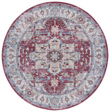 Safavieh Machine Washable Tucson Tsn106S Burgundy/Beige Rug - Safavieh - tsn106s - 6r