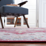 Safavieh Machine Washable Tucson Tsn106S Burgundy/Beige Rug - Safavieh - tsn106s - 6r