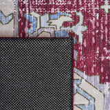 Safavieh Machine Washable Tucson Tsn106S Burgundy/Beige Rug - Safavieh - tsn106s - 6r