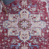 Safavieh Machine Washable Tucson Tsn106S Burgundy/Beige Rug - Safavieh - tsn106s - 6r