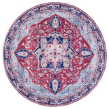 Safavieh Machine Washable Tucson Tsn108Q Red/Navy Rug - Safavieh - tsn108q - 4r