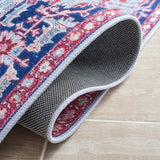 Safavieh Machine Washable Tucson Tsn108Q Red/Navy Rug - Safavieh - tsn108q - 4r