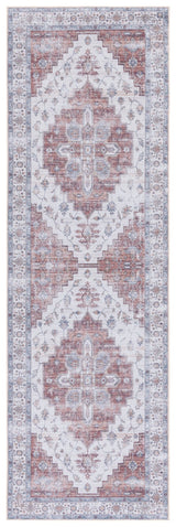 Safavieh Machine Washable Tucson Tsn109A Ivory/Rust Rug - Safavieh - tsn109a - 28