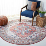 Safavieh Machine Washable Tucson Tsn109B Beige/Blue Rug - Safavieh - tsn109b - 4r