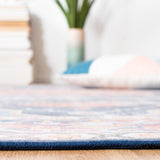 Safavieh Machine Washable Tucson Tsn110M Blue/Rust Rug - Safavieh - tsn110m - 4r