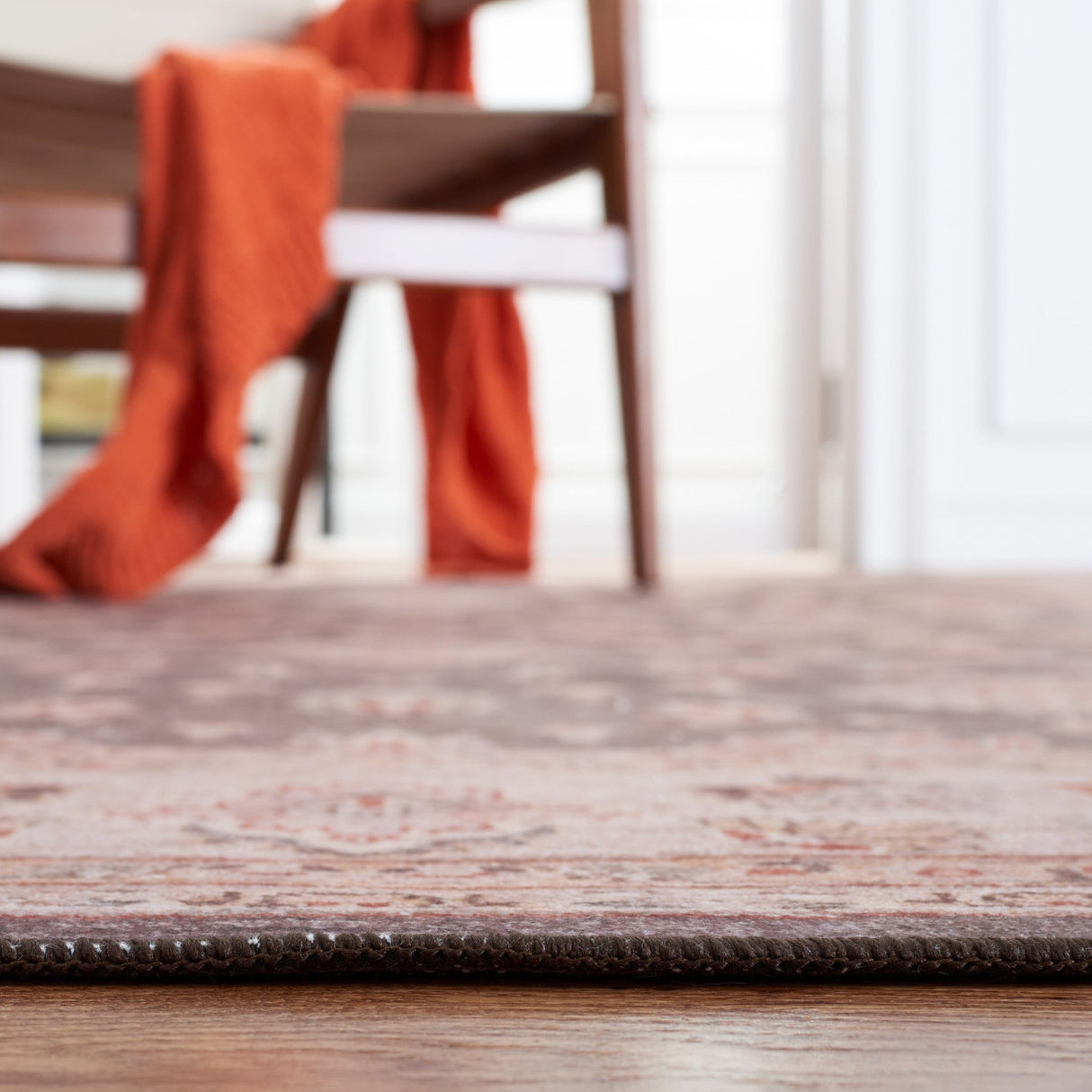 Safavieh Machine Washable Tucson Tsn111G Dark Grey/Beige Rug - Safavieh - tsn111g - 6r