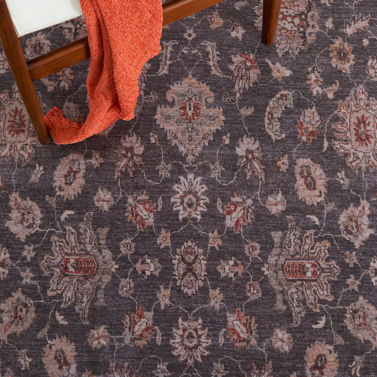 Safavieh Machine Washable Tucson Tsn111G Dark Grey/Beige Rug - Safavieh - tsn111g - 6r