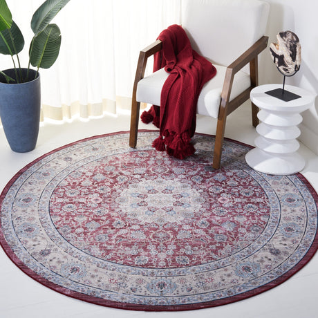 Safavieh Machine Washable Tucson Tsn112P Rust/Beige Rug - Safavieh - tsn112p - 6r