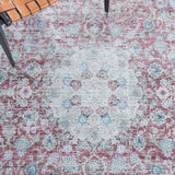 Safavieh Machine Washable Tucson Tsn112P Rust/Beige Rug - Safavieh - tsn112p - 6r