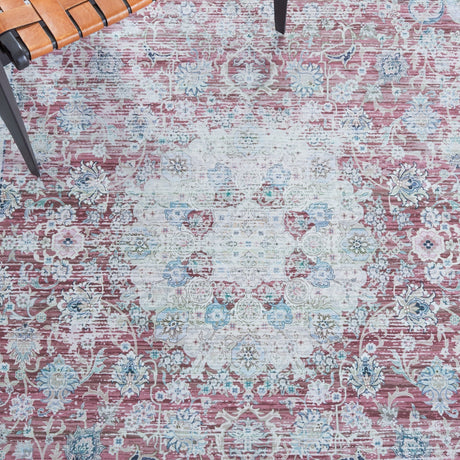 Safavieh Machine Washable Tucson Tsn112P Rust/Beige Rug - Safavieh - tsn112p - 6r