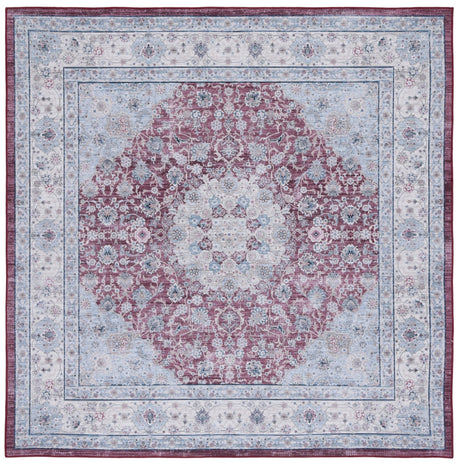 Safavieh Machine Washable Tucson Tsn112P Rust/Beige Rug - Safavieh - tsn112p - 6sq